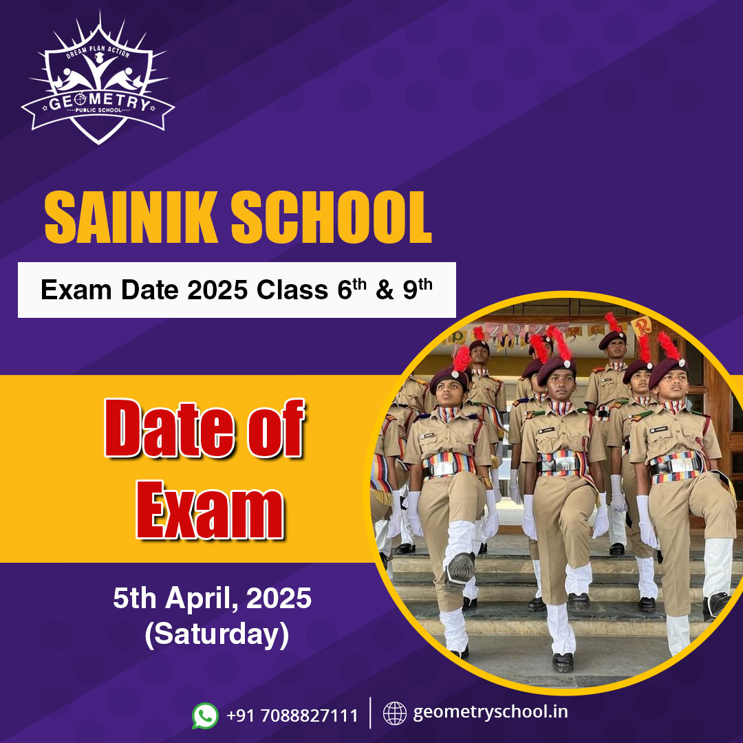 The Sainik School Exam for Class 6th & 9th 2025