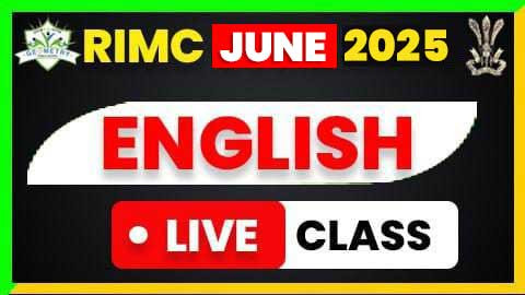 RIMC JUNE  2025 English (Live Class)