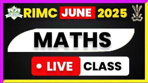 RIMC JUNE 2025 Maths (Live Class)