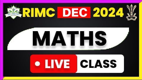 RIMC DEC 2024 Maths (Live Class)